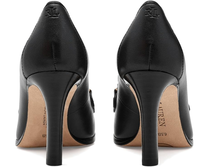 Туфли Tasha Lauren Ralph Lauren на шпильке с кожаным верхом