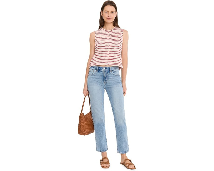 Джинсы Madewell Jules Slim Straight в цвете Raebrook