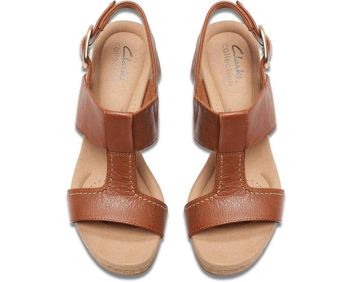 Босоножки Clarks Giselle Style на платформе с квадратным каблуком