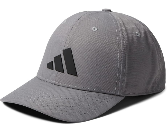 Кепка Adidas Tour Snapback из переработанного полиэстера серого цвета