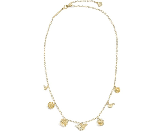 Kendra Scott Cailey Charm Necklace с подвесками-бабочками и цветами