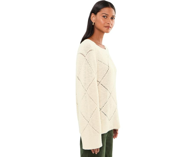 Джемпер Diamond Stitch Popover от Sanctuary свободный крой хлопок
