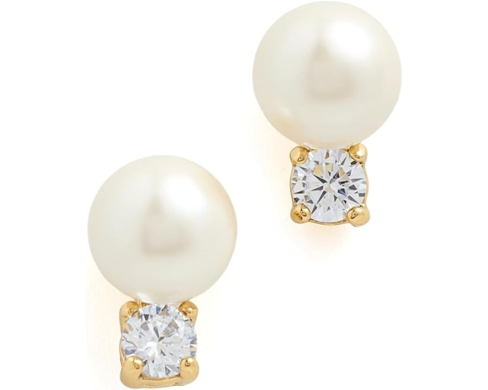 Серьги-гвоздики Kate Spade New York Pearls Of Wisdom с жемчугом