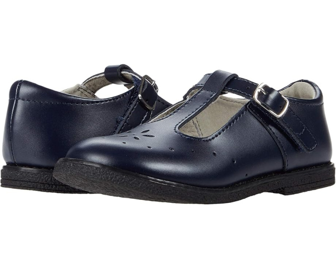 Туфли Mary Jane FootMates BTS Sherry для школы с перфорацией