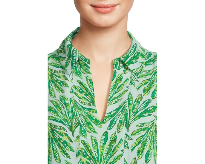 Платье Lilly Pulitzer Simona с воротником и рукавами 3/4