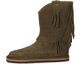 Ботинки Free People Faye Fringe Pull-On с бахромой и искусственным мехом