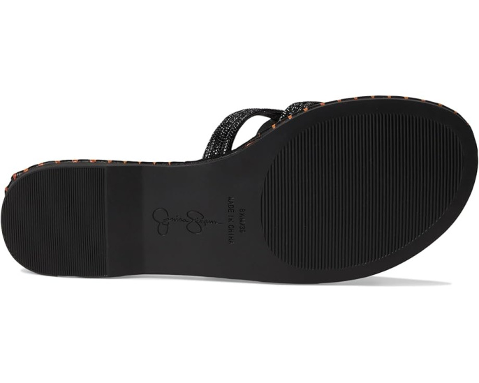 Jessica Simpson Плетеные босоножки Bria Flat с кристаллами