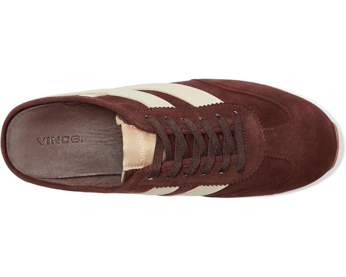 Мюли Vince Oasis Runner Mule из замши с рисунком под волны