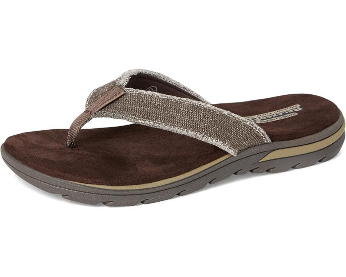 SKECHERS сандалии Relaxed Fit 360 Supreme с тканевым верхом и стелькой Memory Foam