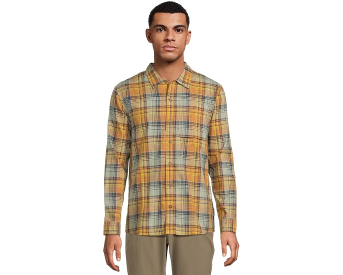 Рубашка Royal Robbins Redwood Plaid с длинным рукавом из хлопка