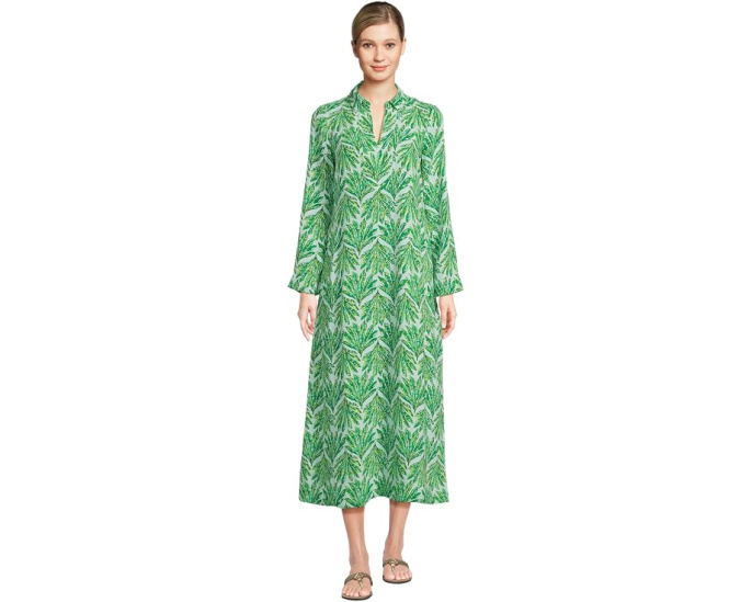 Платье Lilly Pulitzer Simona с воротником и рукавами 3/4