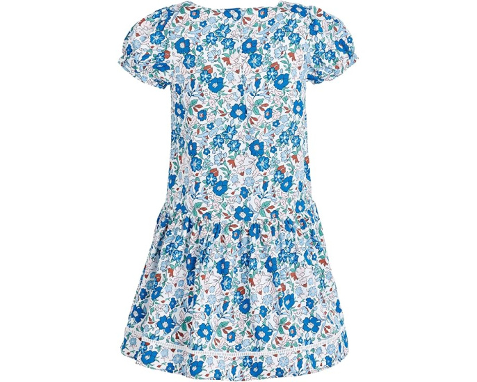 Janie and Jack Платье Bold Floral с короткими рукавами и рюшами