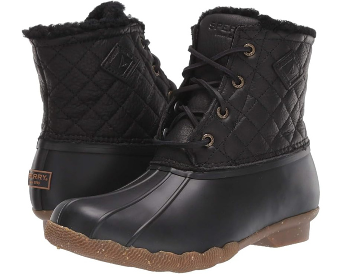 Зимние ботинки Sperry Saltwater Winter Lux на утиный манер