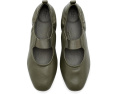 Туфли Mary Jane FitFlop Delicato Poise Leather кожаные зеленые