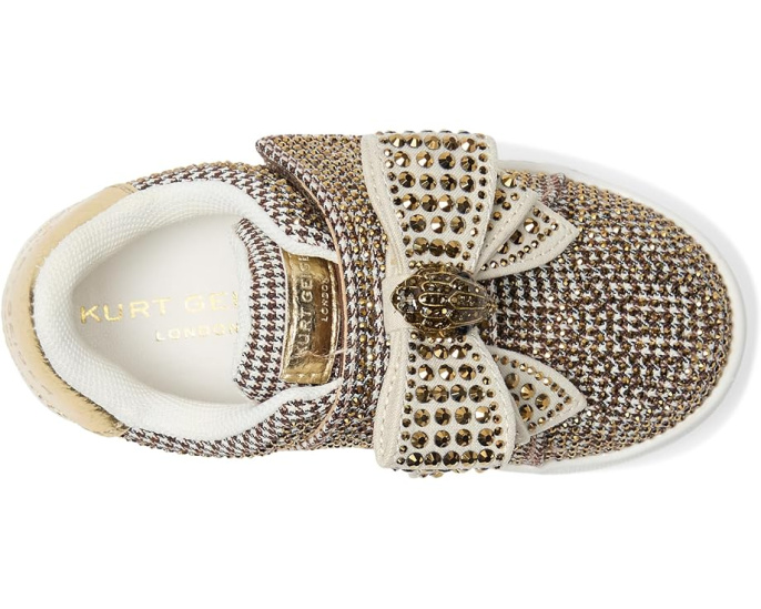 Кроссовки Kurt Geiger London Kids Mini Laney Bow для малышей с кожаным верхом