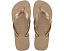 Шлепанцы Havaianas Top Tiras с металлическим отливом