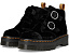 Веганские ботинки Dr. Martens Vegan Devon Velvet Platform на платформе