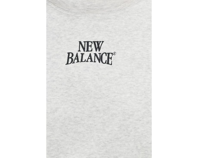 Толстовка Linear Heritage Fleece Crew оверсайз от New Balance