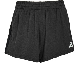 Шорты adidas Kids из меланжевого джерси с карманами и регулируемым поясом