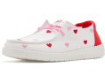 Hey Dude Kids Wendy Embroidered Hearts ботинки с вышитыми сердцами