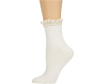 Носки Beloved Waffle Knit Ankle Free People с кружевной отделкой