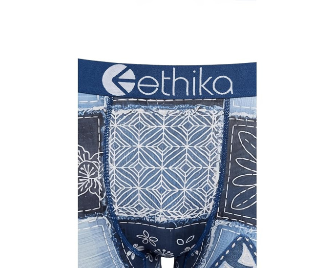 Трусы мужские ethika BMR Sashiko c двумя карманами, синие