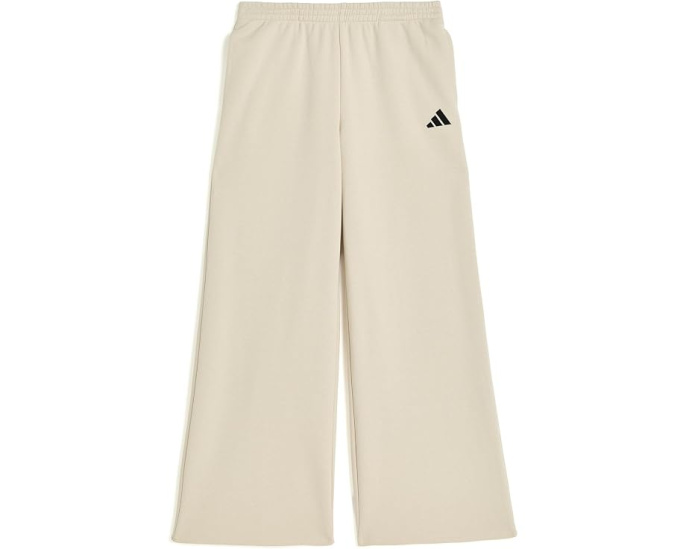 adidas Штаны для детей на эластичном поясе из флиса с широкими штанинами