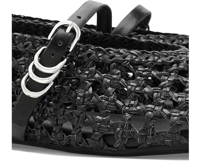 Балетки rag & bone Spire Mary Jane из полиуретана с регулируемой пряжкой