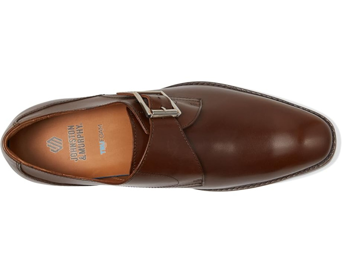 Johnston & Murphy туфли Richland Monk Strap на ремешке из натуральной кожи