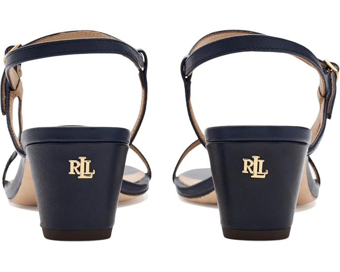 Босоножки Lainee из непаловой кожи на невысоком каблуке Lauren Ralph Lauren