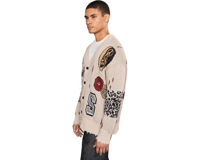 Кардиган AllSaints Foxx с узорами