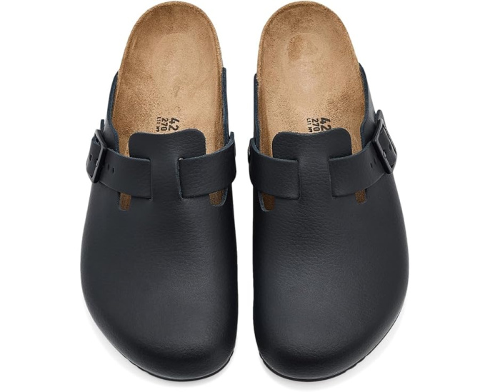 Профессиональные клоги Birkenstock Boston Pro с натуральной кожей