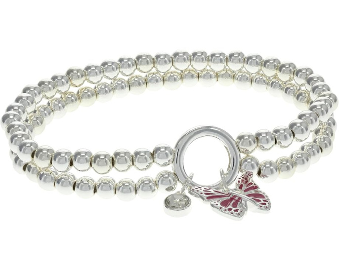 Браслет Butterfly Double Stretch от Alex and Ani с подвеской-бабочкой