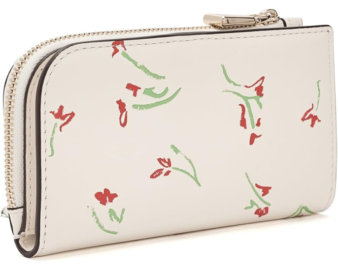 Бифолд кошелек Devin Vibrant Buds Small от Kate Spade New York с принтом цветов