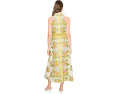 Платье макси Printed Cotton с поясом от Adrianna Papell