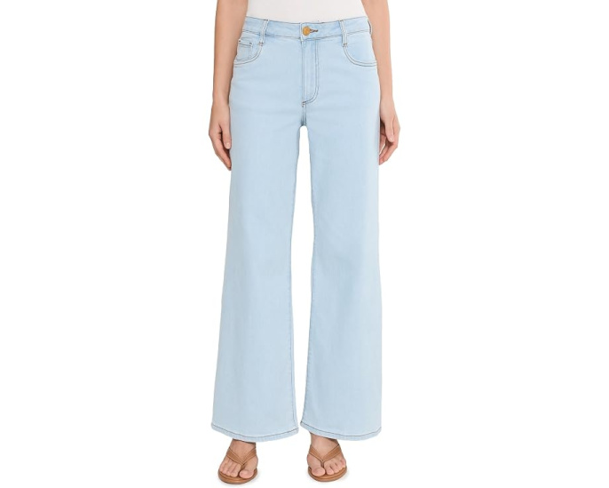 KUT from the Kloth Брюки Maya Wide Leg с высокой талией цвета Unearthly