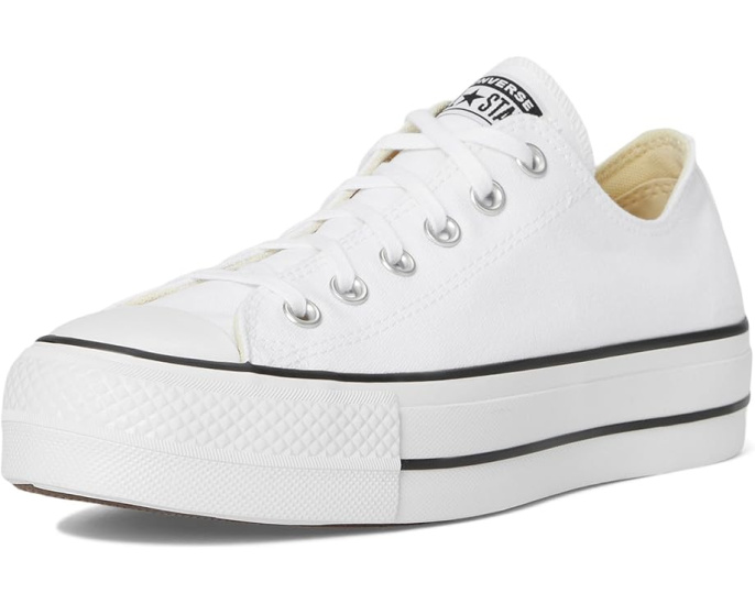 Converse Кожаные кеды Chuck Taylor All Star Low Top Platform на платформе