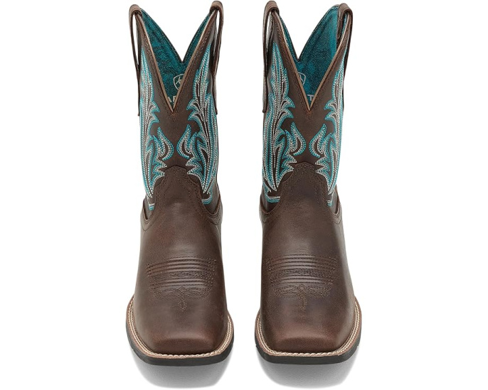 Сапоги Round Up Filly от Ariat с вышивкой