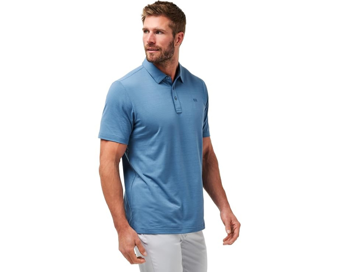 Поло TravisMathew Chicago Cubs Club Rules синее мужское