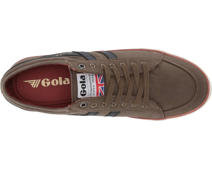 Кроссовки Gola Comet из холста с ретро-дизайном и резиновой подошвой