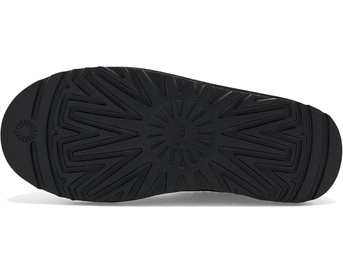 Слипоны UGG Tasman из нубука с мехом внутри