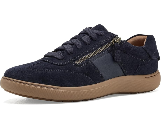 Кроссовки Clarks Nalle T-Toe с замшевым верхом