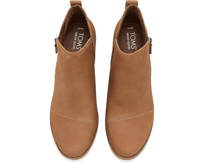 Ботинки TOMS Goldie на танкетке с застежкой-молнией