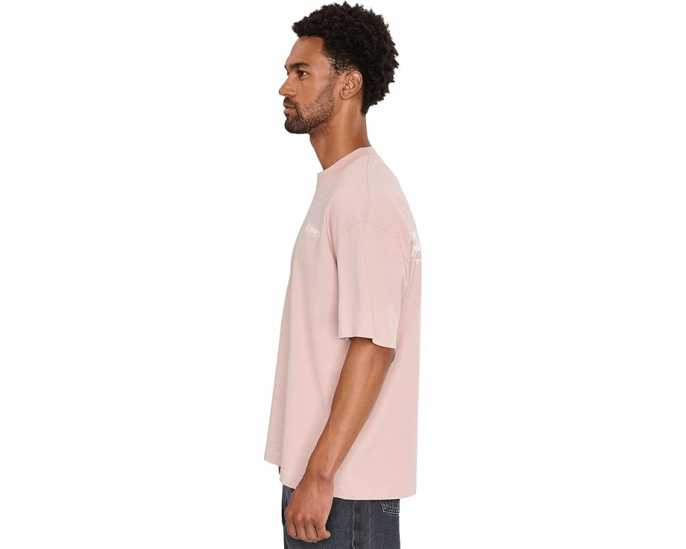 Футболка AllSaints Emblem с коротким рукавом цвета Sunbaked Pink