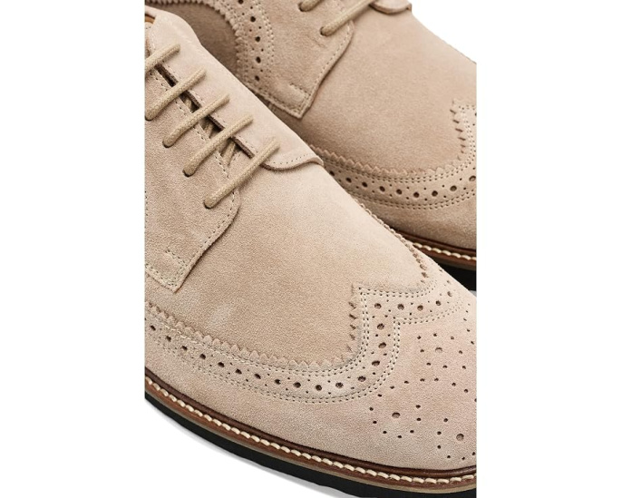 Оксфорды A.Veer Ellis Wingtip из замши с мысом