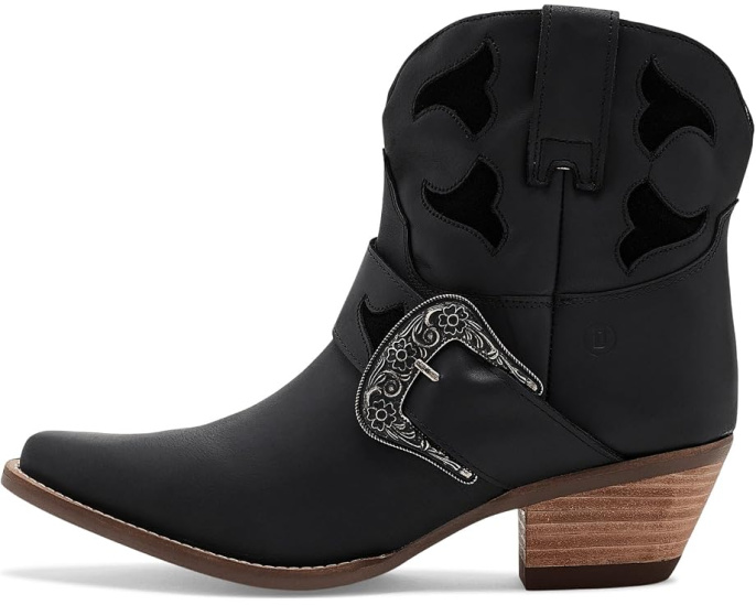 Dingo Сапоги Saddle Up с квадратным носком и пряжкой черные