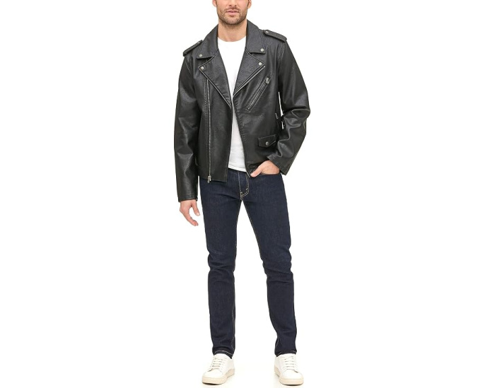 Levi's классическая мотоциклетная куртка из экокожи