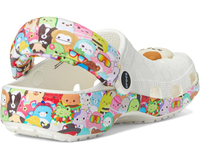 Клоги Squishmallows Classic от Crocs с принтом