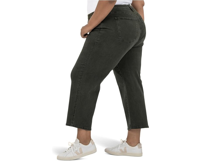Джинсы KUT from the Kloth Plus Charlotte High Rise Wide Leg с обычным подолом