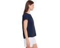 Топ Short Sleeve Ruffle Henley Swing от Mod-o-doc с рюшами